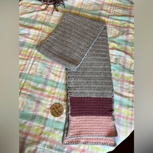 Handmade crochet scarf
